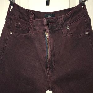 Dark purple jeans